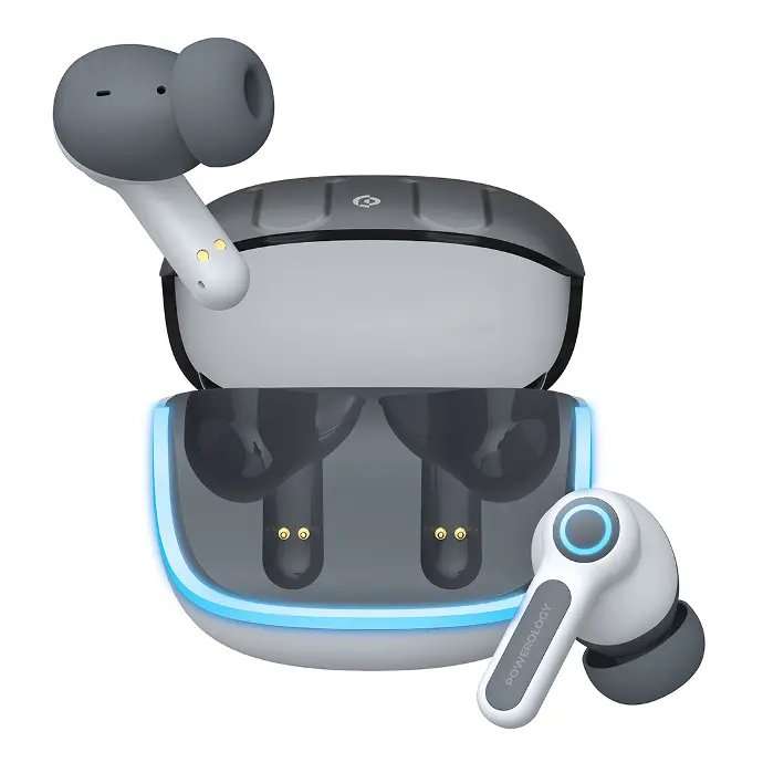 Powerology Quad Mic ENC TWS Earphone - Linkphones Center